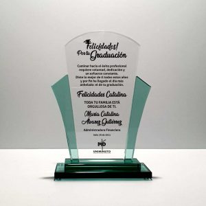 Premiación en Vidrio