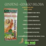 Suplemento dietetico Giseng + Ginkgo Biloba