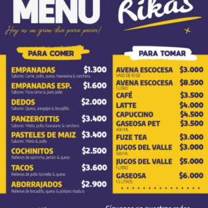 MENU RIKAS