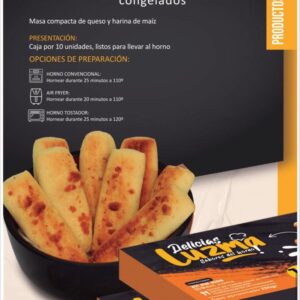 PALITOS DE QUESO CONGELADOS DELICIAS LUZMA