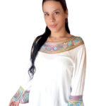 blusa manga larga bordada bordados gladys