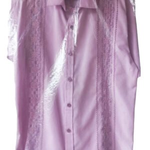 Camisa bordada rosa175-HA5