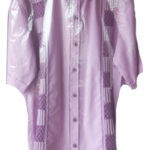 Camisa bordada tono lila175-HA4