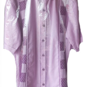 Camisa bordada tono lila175-HA4