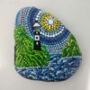 piedra decorada para-regalar costa con faro