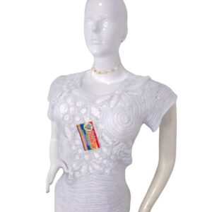 Blusa blanca en tejido patecabra 240 CB(1)