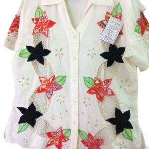 Blusa dama bordada centro Bordados La Gorda artesana 130 LG (8)