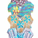 Blusas tejidas a mano Bordados La Gorda artesana 210 LG(63)