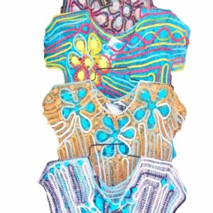 Blusas tejidas a mano Bordados La Gorda artesana 210 LG(63)