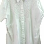 Camisa dama diseño bordado en parte superior Bordados La Gorda artesanal 130 LF (12)