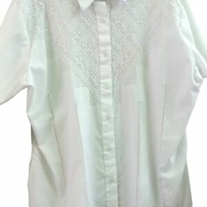 Camisa dama diseño bordado en parte superior Bordados La Gorda artesanal 130 LF (12)