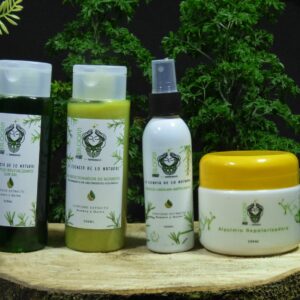 Como revitalización capilar incluye shampoo de romero, acondicionador de romero, alquimia repolarizadora, tónico capilar anticaida 90.000