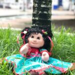 muñeca de trapo Crespa 55 ME(11)-Muñequería Elena