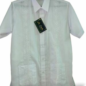 Guayabera manga corta niño Bordados La Gorda artesanal 120 LF (64)
