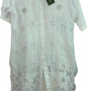 Kimono blanco Bordados La Gorda artesana 180 LG (55)