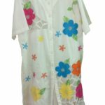 Kimono diseño floreado Bordados La Gorda artesana 180 LG (57)