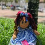 Muñeca de trapo fresita 65 ME(6)-Muñequería Elena