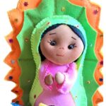Muñeca de trapo de la Virgen de guadalupe 65 ME(65)- Muñequería Elena
