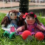 Muñecas de trapo Laura 65 y Lizeth 85 ME(15)-Muñequería Elena