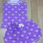 Pijama short estampada DE 33