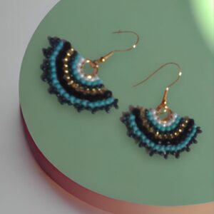 Arete mostacilla hecho a mano 20 B (7)- Bisu Moda Creativa