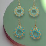 Aretes mostacilla redondos tejdo a mano 20 B (10)- Bisu Moda Creativa