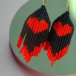 Aretes corazón hecho a mano 20 B (8)- Bisu Moda Creativa