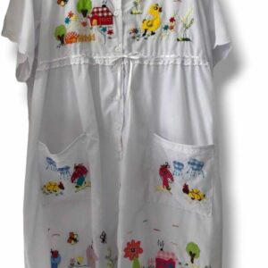 Batola bordada con bolsillos F78-140