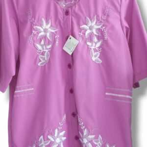 blusa bordada lila F21-90