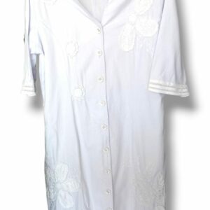 Blusón blanco bordado F63-190