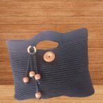 Bolso de mano tejido a mano 75 F(27)- Artesanías Jumalu