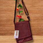 bolso en cuero marron 75 F(25)