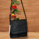 bolso en cuero negro unisex 60 F(8)