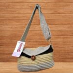 Bolso pequeño tejido a mano 30 F(13)- Artesanías Jumalu