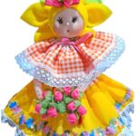 muñeca de trapo para papel higienico45 ME(21)-Muñequería Elena