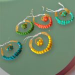 Pulsera y anillo hechos a mano color personalizado 30 B (22)- Bisu Moda Creativa