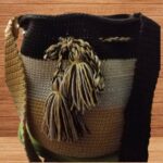 Tula tejida a mano 3 tonos 95 F(33)- Artesanías Jumalu