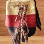 tula tejida a mano tres colores 80 F(18)- Artesanías Jumalu