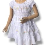 Vestido bordado niña F16-100