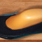 Zapato como tejido a mano color negro 70 F(51)- Artesanías Jumalu