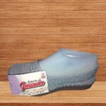 Zapato dama gris tejido a mano 70F(52)- Artesanías Jumalu