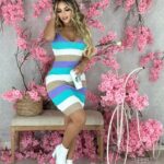 Vestido Rayas TR (11) $50