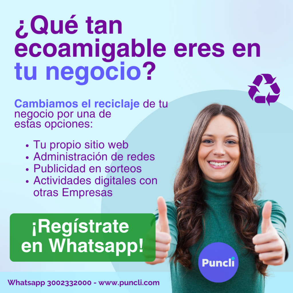 Publicidad gratis para tu negocio reciclando