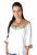 blusa blanca manga larga bordada – Bordados Gladys