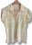 Blusa bordada beige – Bordados Maria Fernanda